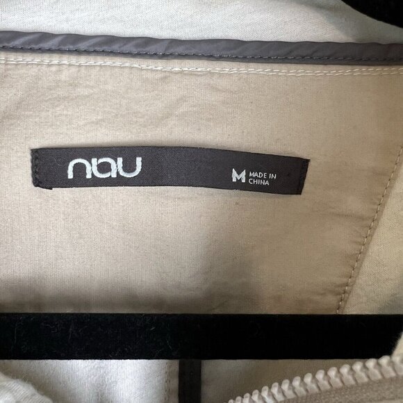 Nau Women's Tan Organic Cotton Lightweight Spring Reverb Jacket Size Medium - Picture 5 of 12